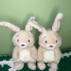 Kohls Cares "The Itsy Bitsy Bunny" Twins RABBIT 12" Stuffed Plush Animal Toy